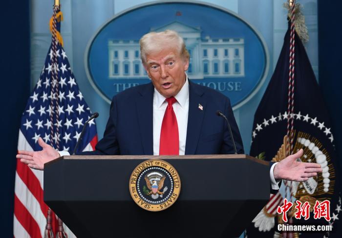 资料图:美国总统特朗普。 中新社记者 旧孟统 摄 材料图:好邦首脑特朗普。 中新社记者 旧孟统 摄